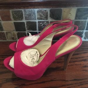 Jessica Simpson Astor slingback heel pink sz 8